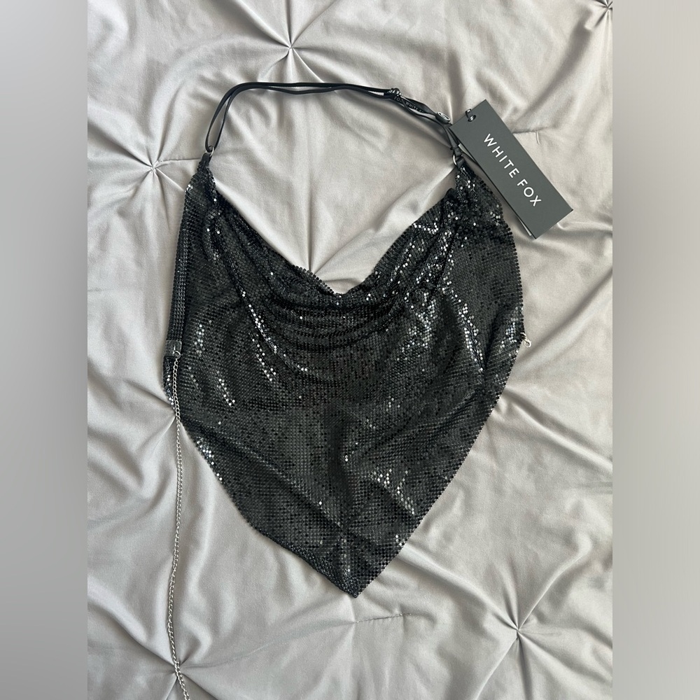 Brand new white fox top. Never used